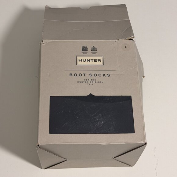 RARE HUNTER Cozy Fur Cuff Fleece Tall Warm Boot Sock Black W 8 10 - Picture 4 of 6